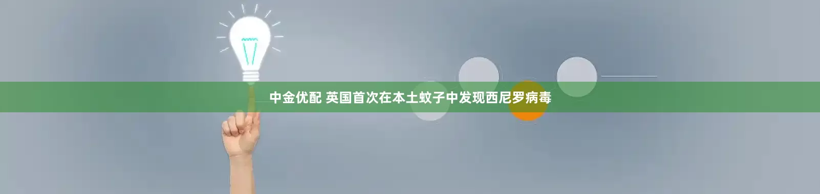 中金优配 英国首次在本土蚊子中发现西尼罗病毒