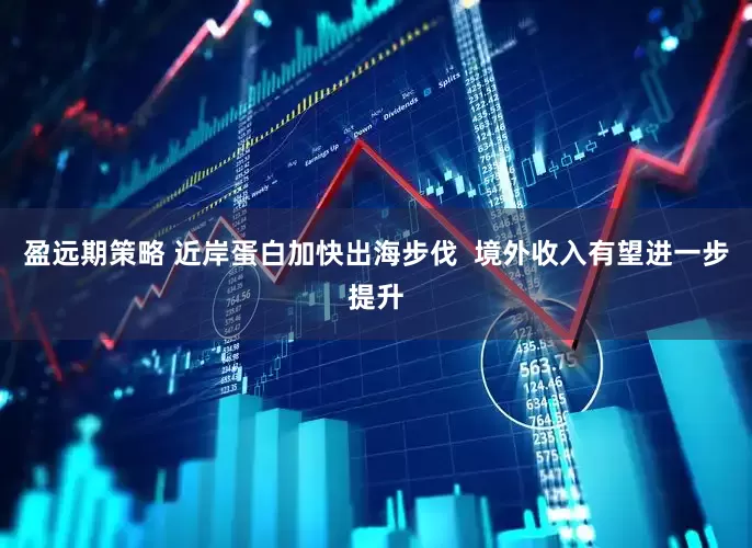 盈远期策略 近岸蛋白加快出海步伐  境外收入有望进一步提升