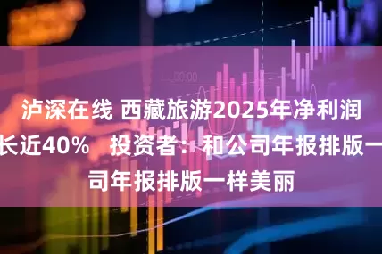 泸深在线 西藏旅游2025年净利润同比增长近40%   投资者：和公司年报排版一样美丽