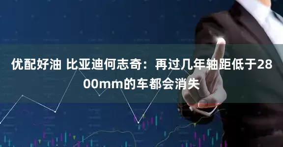 优配好油 比亚迪何志奇:再过几年轴距低于2800mm的车都会消失